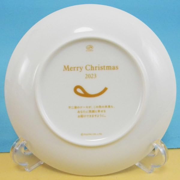 Amazon.co.jp: 不二家 ペコちゃん ポコちゃん クリスマスケーキ皿